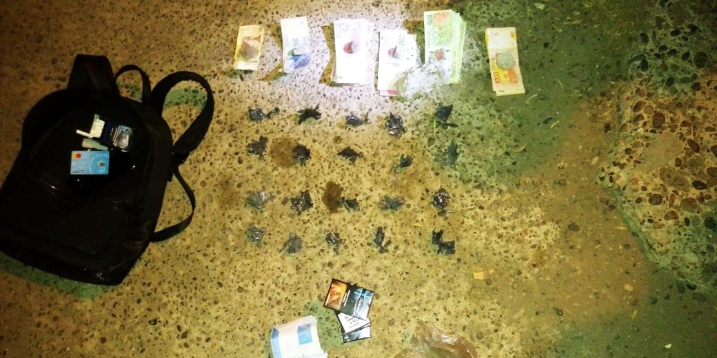 Hacía delibery de drogas y fue detenido