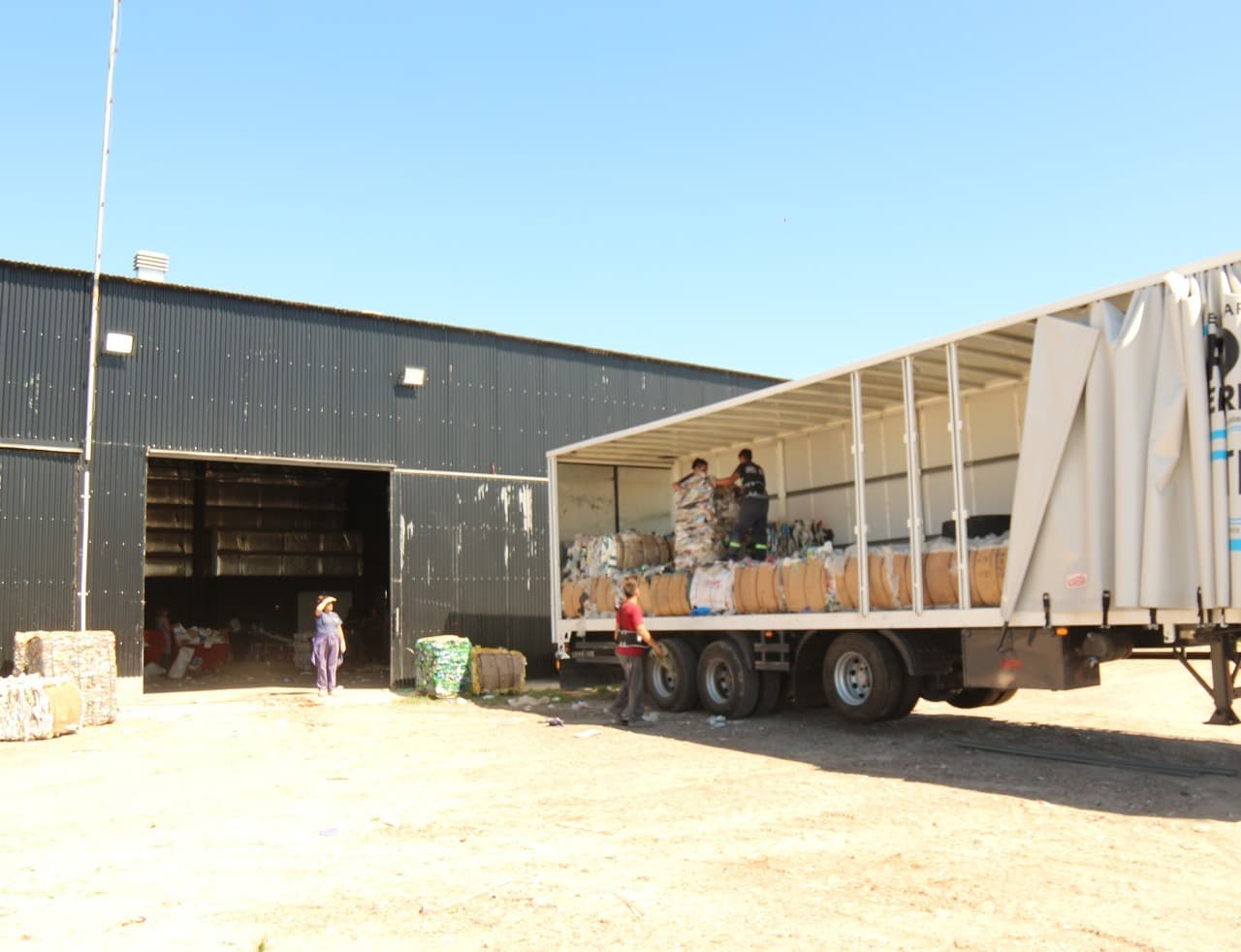 Más de 67 mil kilos de material salieron de la Planta de Reciclado del GIRSU