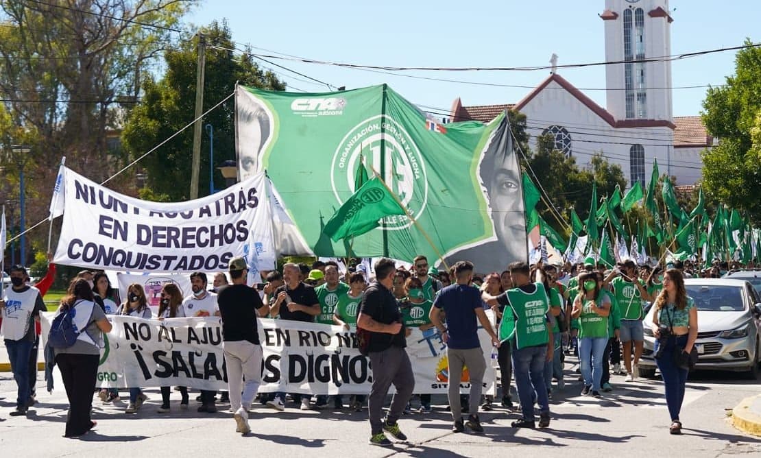 Habrá marchas del Frente Sindical en Bariloche, Roca y Viedma, reclaman un aumento salarial que supere a la inflación