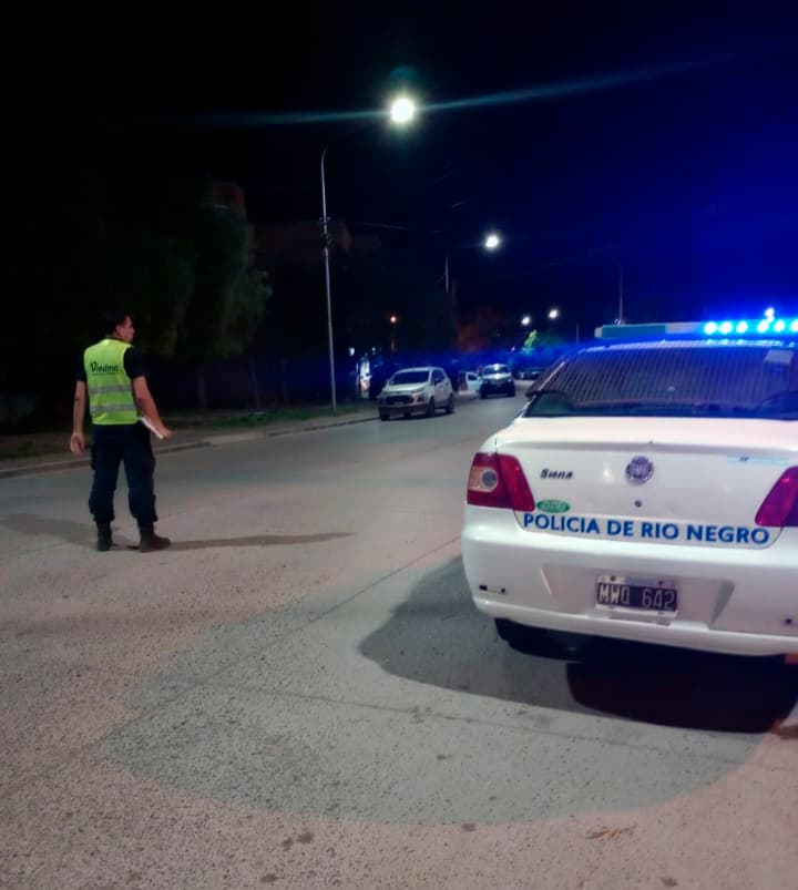 Por la inseguridad en Viedma, la policía realiza operativos de control