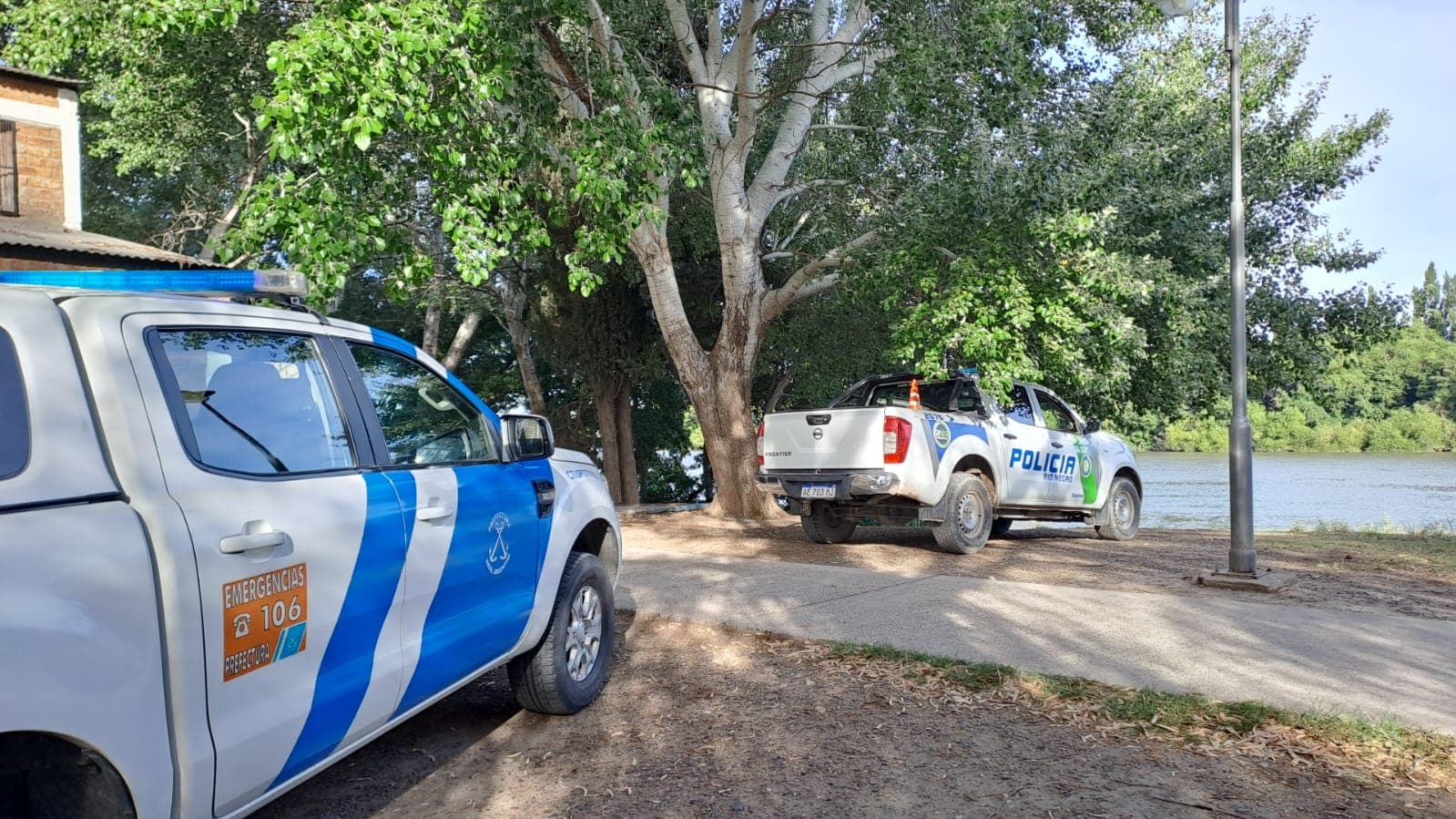 Detuvieron al delincuente que luego de robar en una obra se tiró al río