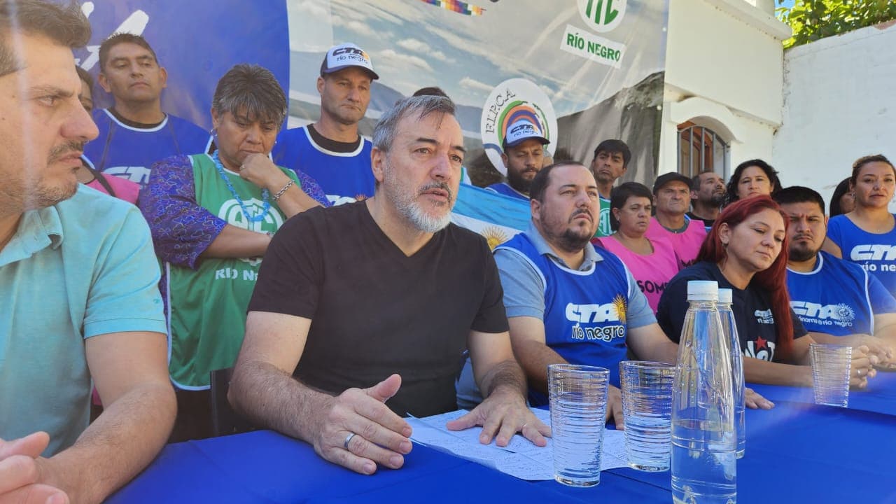 Gremios confirman la marcha a Lago Escondido para el 31 de enero