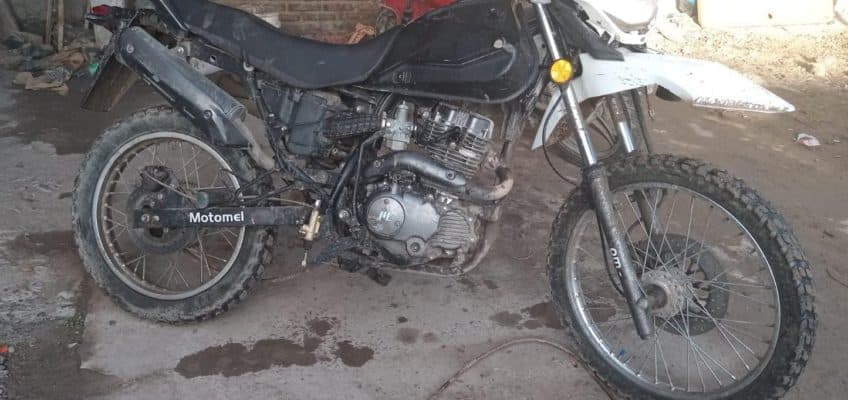 La policía recuperó una motocicleta que había sido robada en Viedma