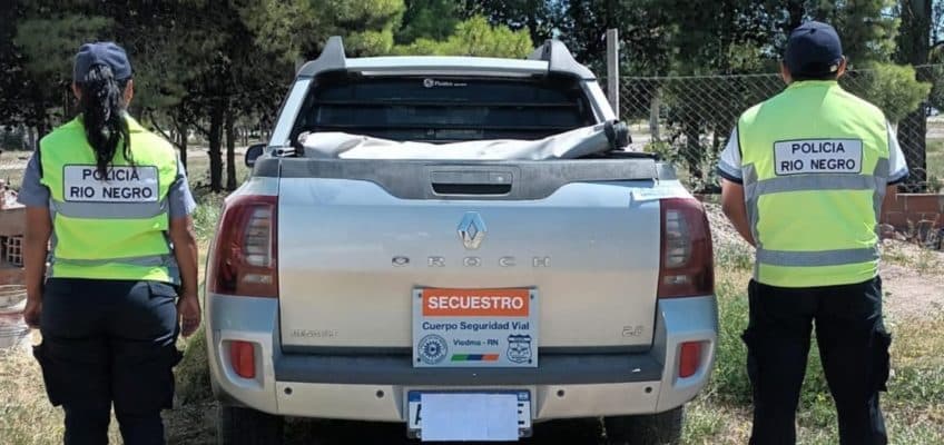 La policía recuperó un vehículo con pedido de captura en Viedma
