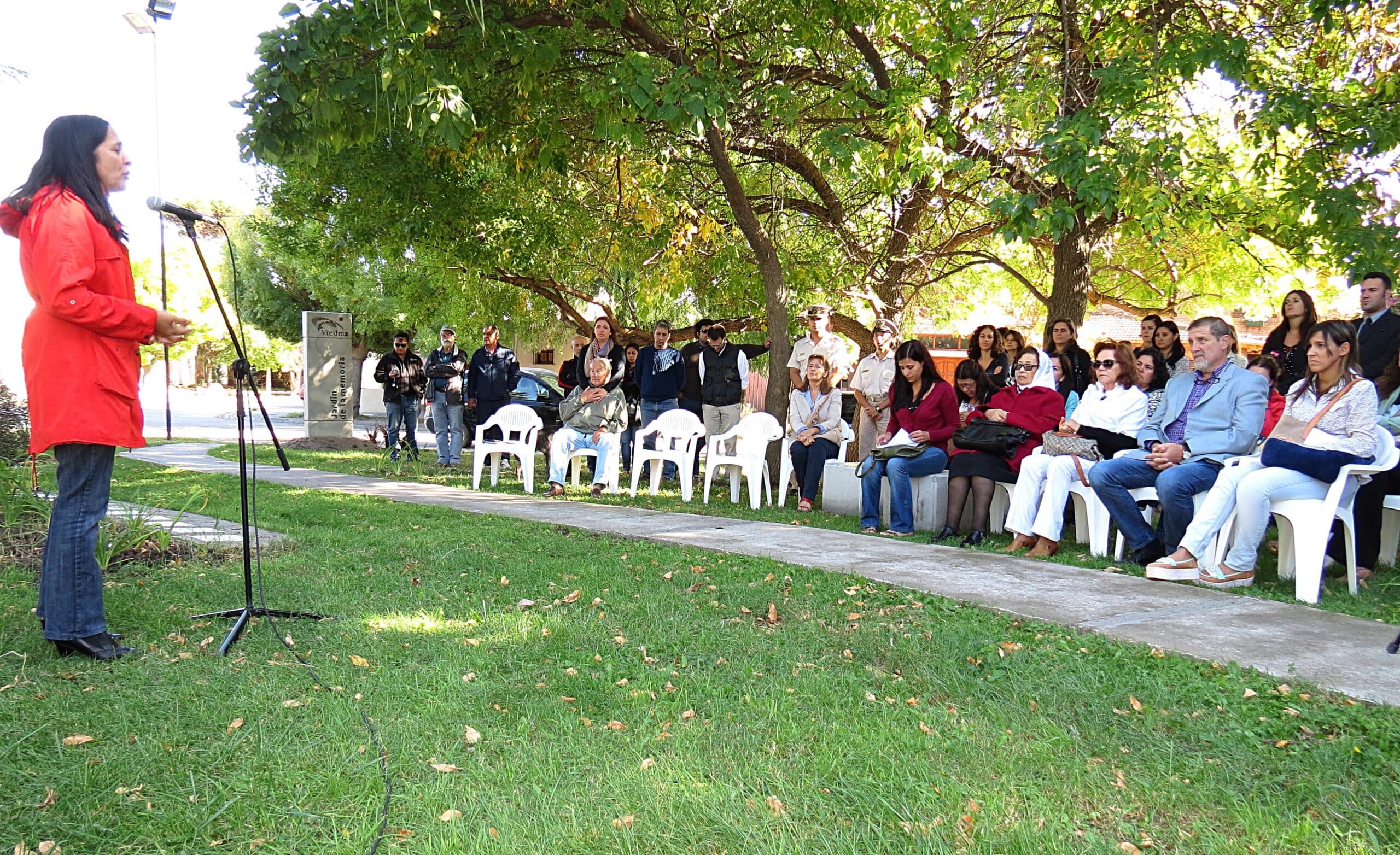 Se realizó el acto por el Día de la Memoria, la Verdad y la Justicia en las inmediaciones del Centro Cultural