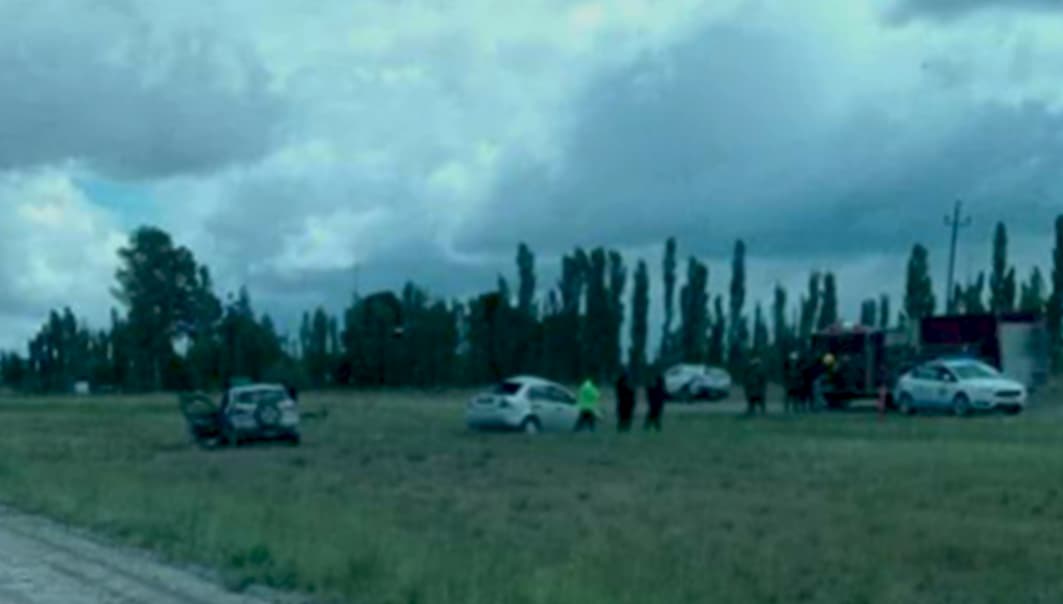 El granizo provocó el despiste de los autos que chocaron terminando con la vida de la mujer y la bebé