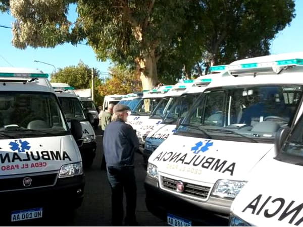Entregaron 19 ambulancias que serán distribuidas en todo el territorio rionegrino