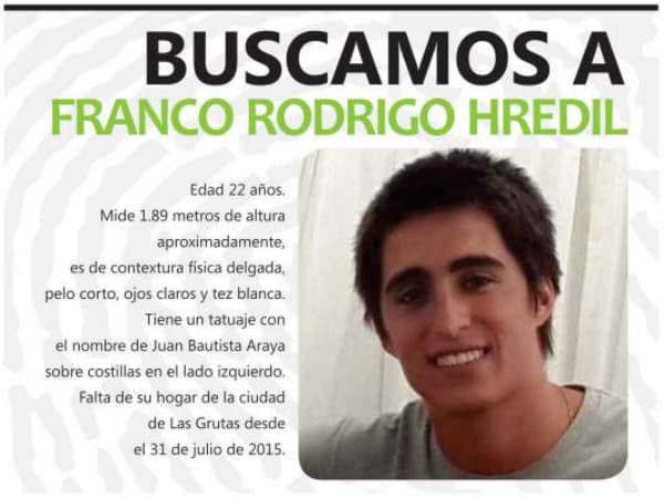 A nueve meses de la desaparición de Rodrigo Hredil, realizarán nuevos rastrillajes