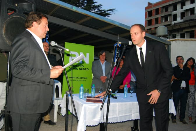 Sebastián Caldiero juró como nuevo Secretario de Energía de Río Negro