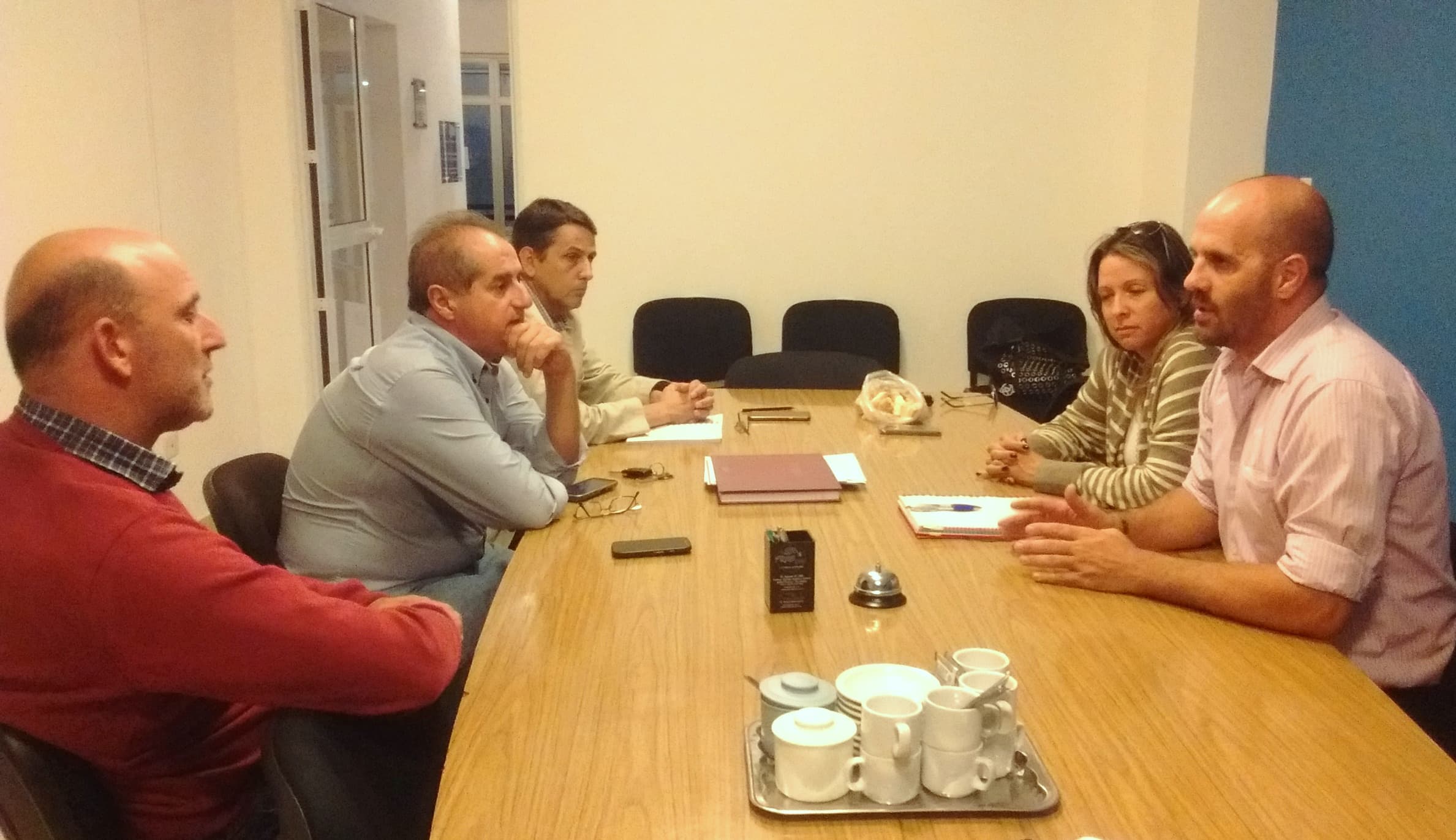 Reunión de la Cámara de Comercio de Viedma con funcionarios por la inseguridad