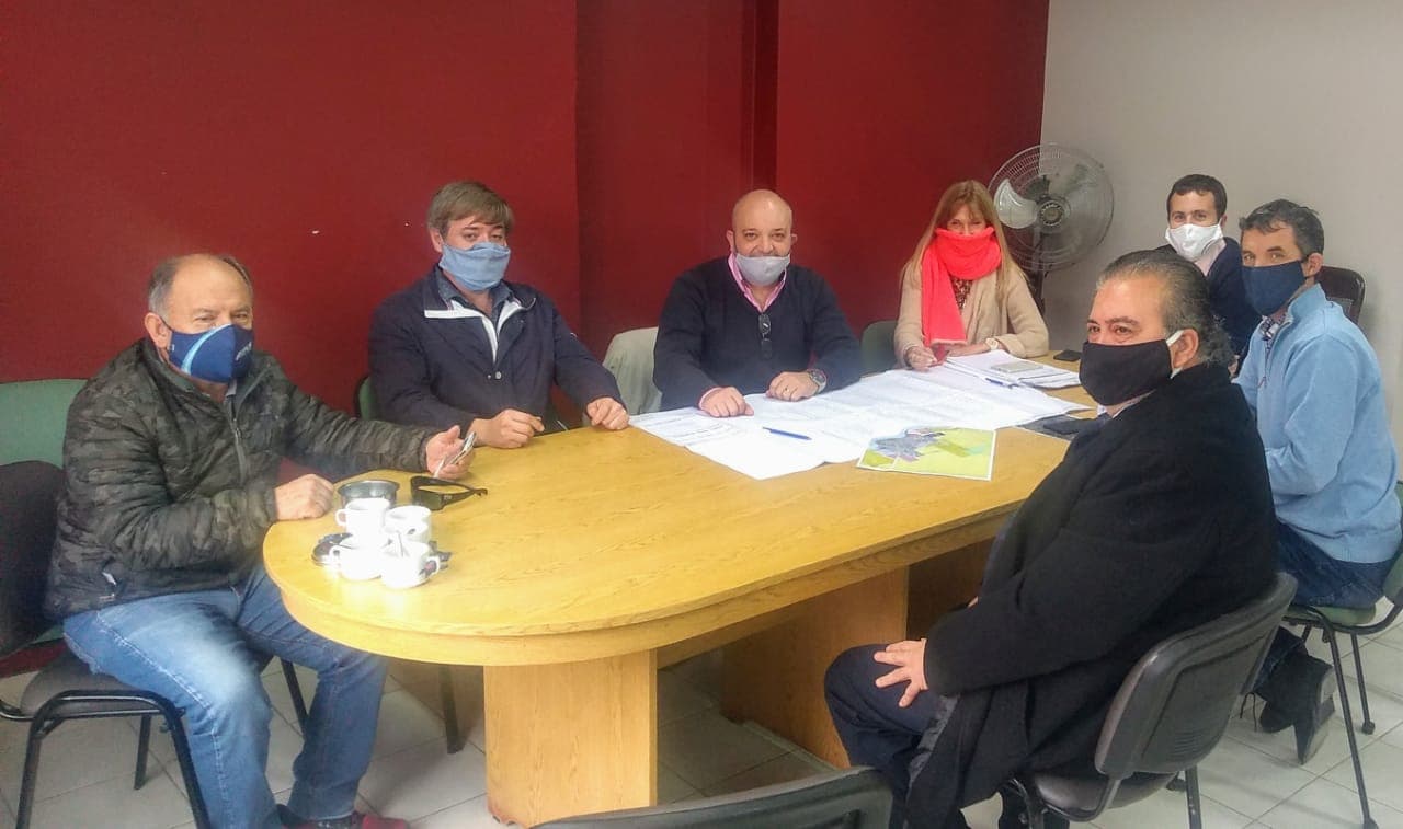 La comisión directiva de CGT Zona Atlántica se reunió con técnicos de la Municipalidad de Viedma