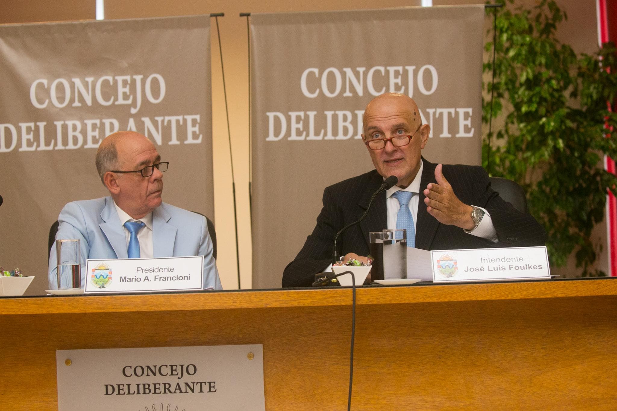 Foulkes inauguró con su último discurso el XXX Periodo de Sesiones Ordinarias del Concejo Deliberante