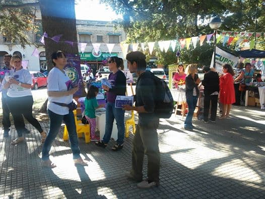 La Comisaria de Asistencia Familiar participa en las actividades por el Día de la Mujer en la Plaza Alsina