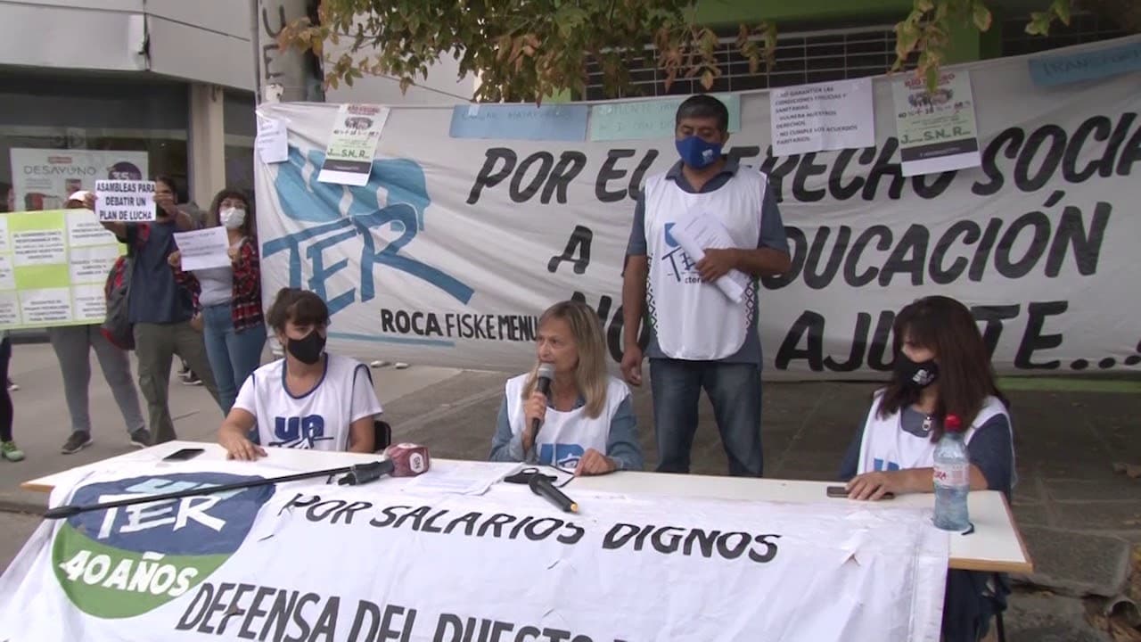Para el UnTER el paro docente tuvo una adhesión del 98