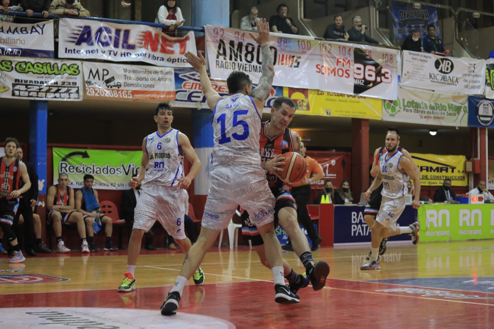 Depo Viedma arrolló a Del Progreso 110-78 en su primer partido de local