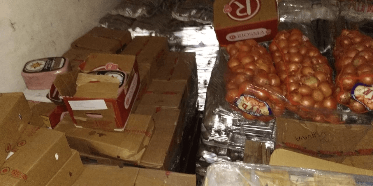 Decomisaron más de 800 kilos de alimentos en la Barrera Sanitaria