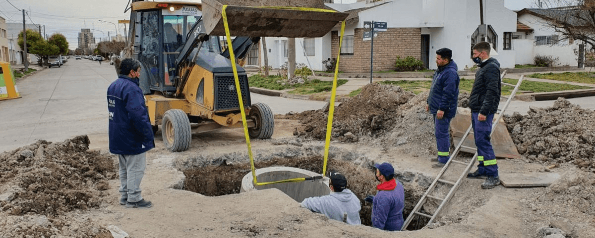 Terminaron los trabajos de reconstrucción de la cámara cloacal de Viedma