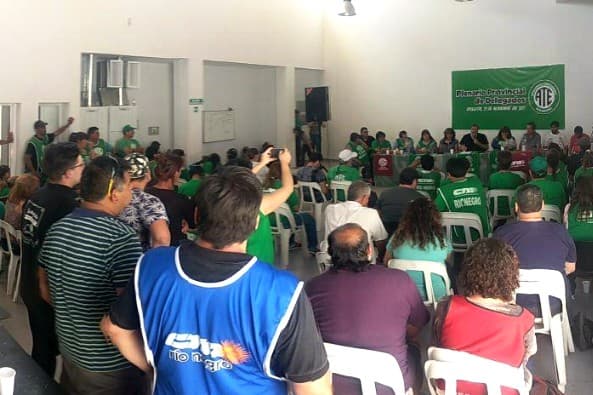 El Plenario de ATE votó un paro de 24 horas para el 6 de diciembre