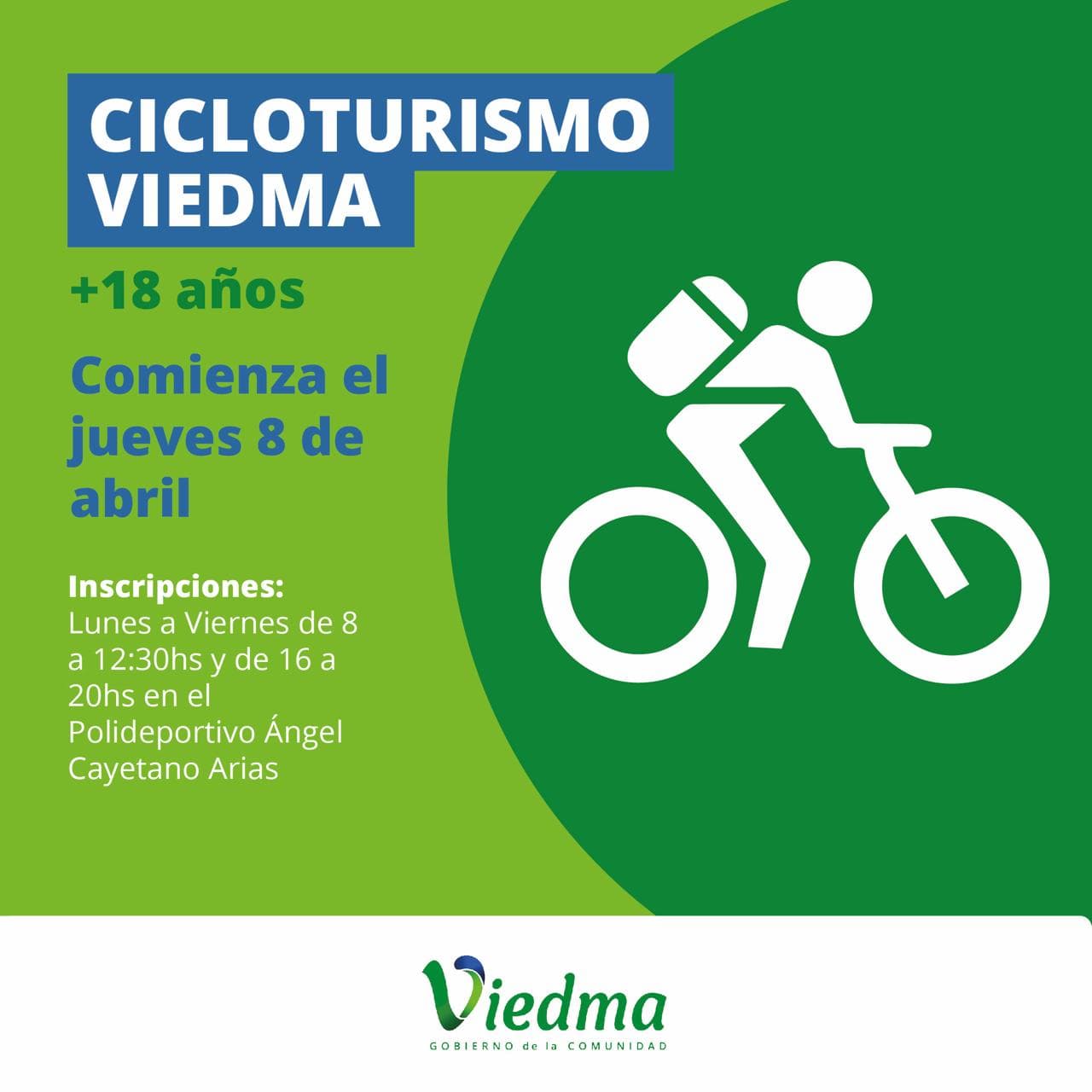 Viedma suma el cicloturismo como otra actividad física del calendario deportivo