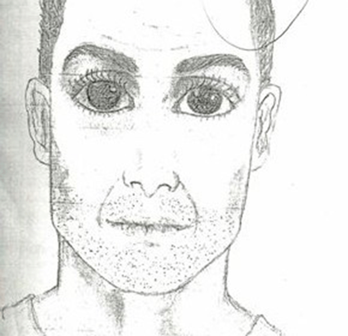 Este es el identikit de la persona de nombre Lucas, que pasó a buscar a Nicola