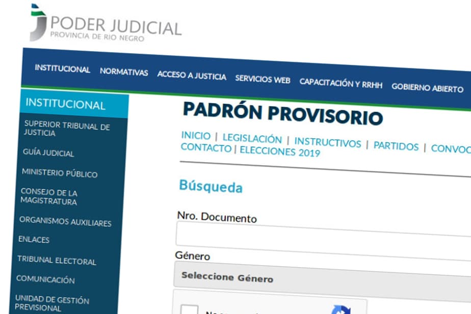 Está disponible el padrón provisorio para las elecciones del 7 de abril
