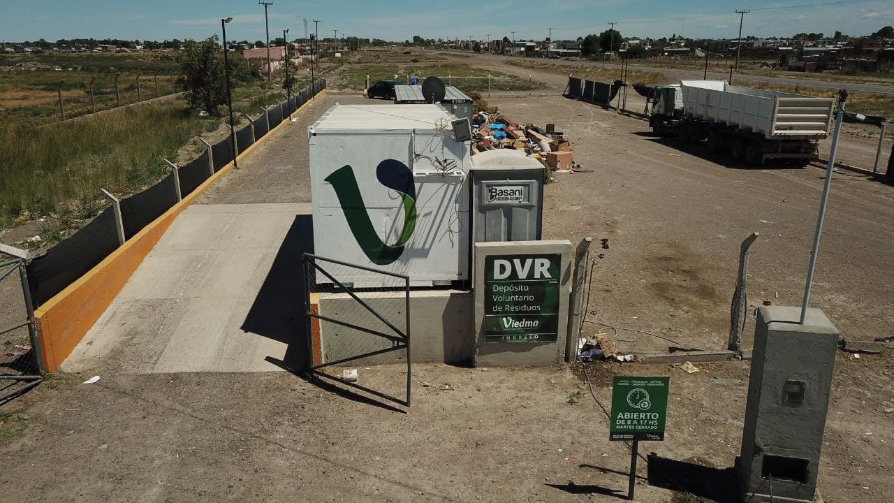 Rompieron las cámaras de seguridad en el Depósito Voluntario de Residuos de Viedma