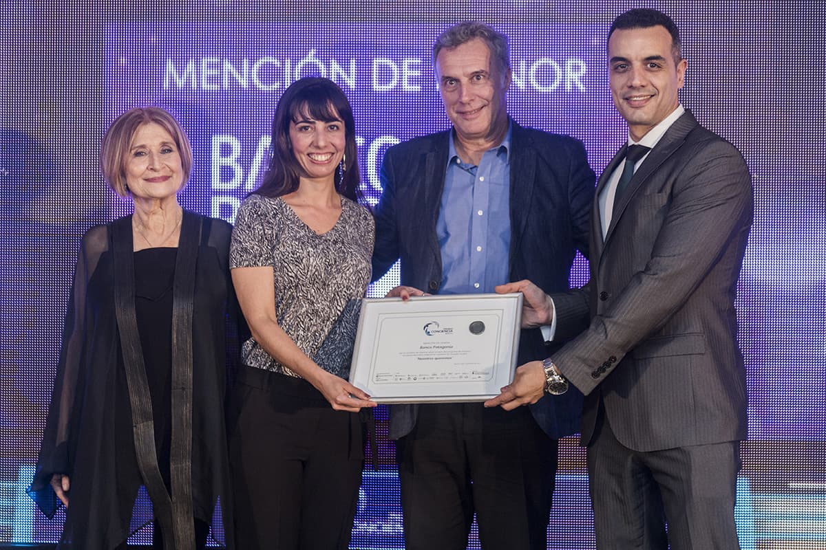 Reconocen con la Mención de Honor al Banco Patagonia