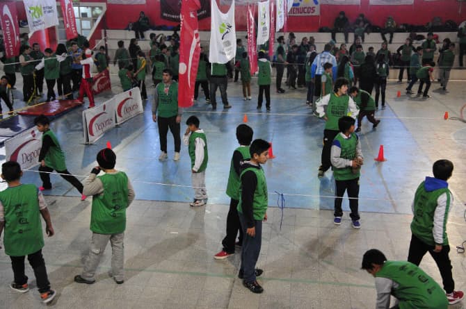 Encuentro deportivo para decirle NO al trabajo infantil