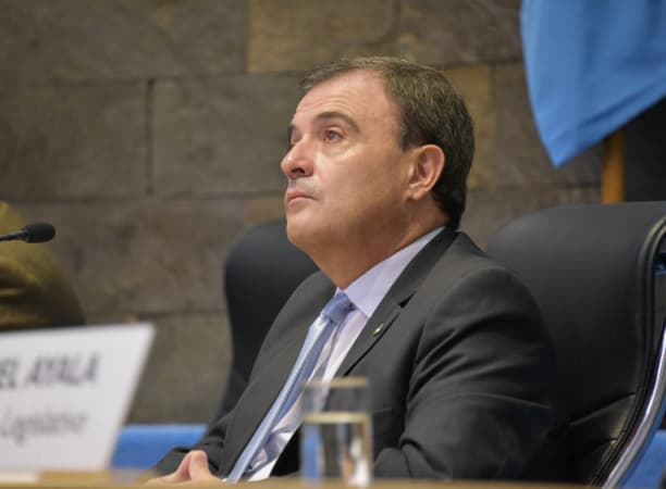 El vicegobernador defendió las políticas que prohíben del ingreso de carne con hueso
